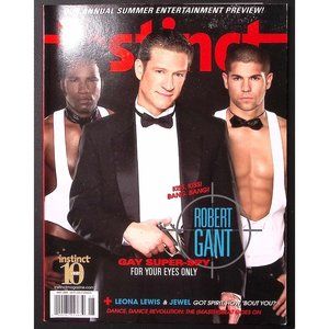 INSTINCT MAGAZINE 5-2008 ROBERT GANT GAY SUPER-SPY LEONA LEWIS JEWEL Z2239